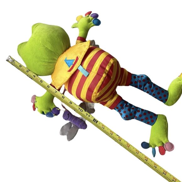 TOLO TOYS Mr Croak Frog Stuffed Animal Math Concept Learning Plush 18” - Picture 7 of 8